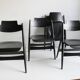 Wooden folding chairs SE18 by Egon Eiermann for Wilde & Spieth, Germany 1952.
