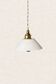 Pitchoun portable lamp in white terracotta