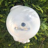 rare handmade ceramic and glass wall light