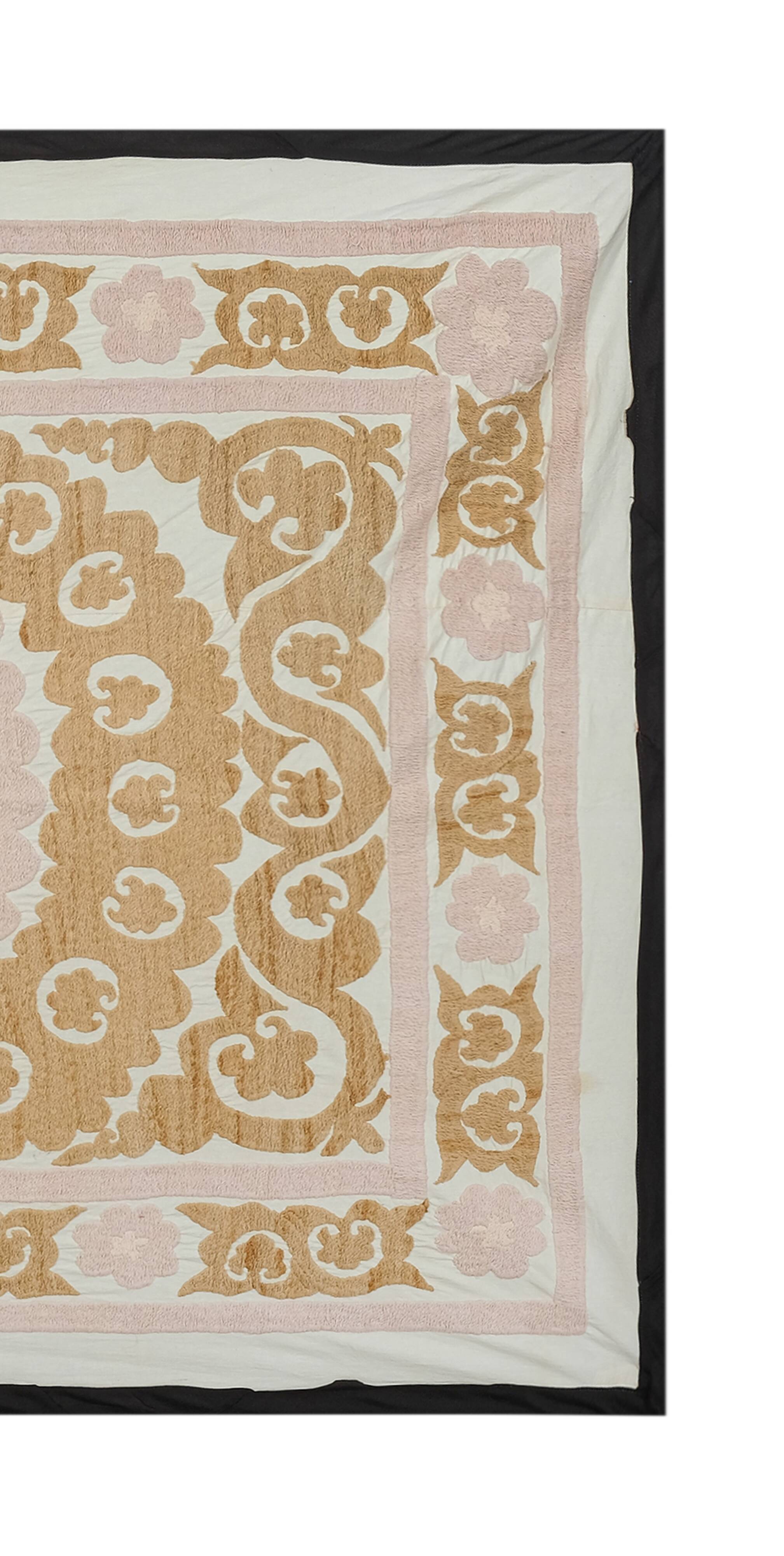 Hand knotted rug, vintage Turkish rug 121x153 cm