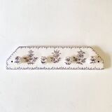 Moustiers earthenware hook / tea towel holder