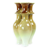 Tripple Vase In Ceramics, Czechoslovakia 1960s
