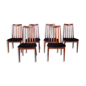 6 chaises en teck par