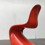 Mid-century Panton side chair set by Verner Panton for Herman Miller, 1960s.