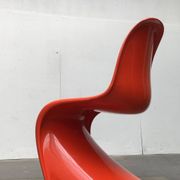 Mid-century Panton side chair set by Verner Panton for Herman Miller, 1960s.