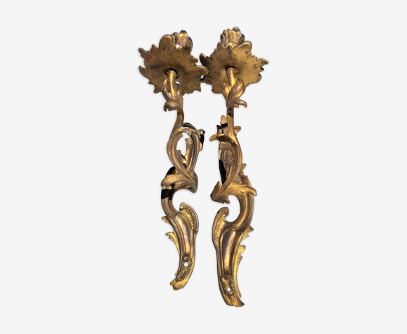 Paire d' appliques en bronze