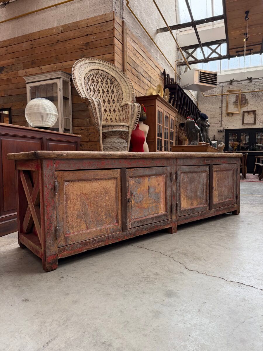 Grand meuble d’atelier début XXème