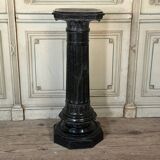 Column in green serpentine marble, circa 1880