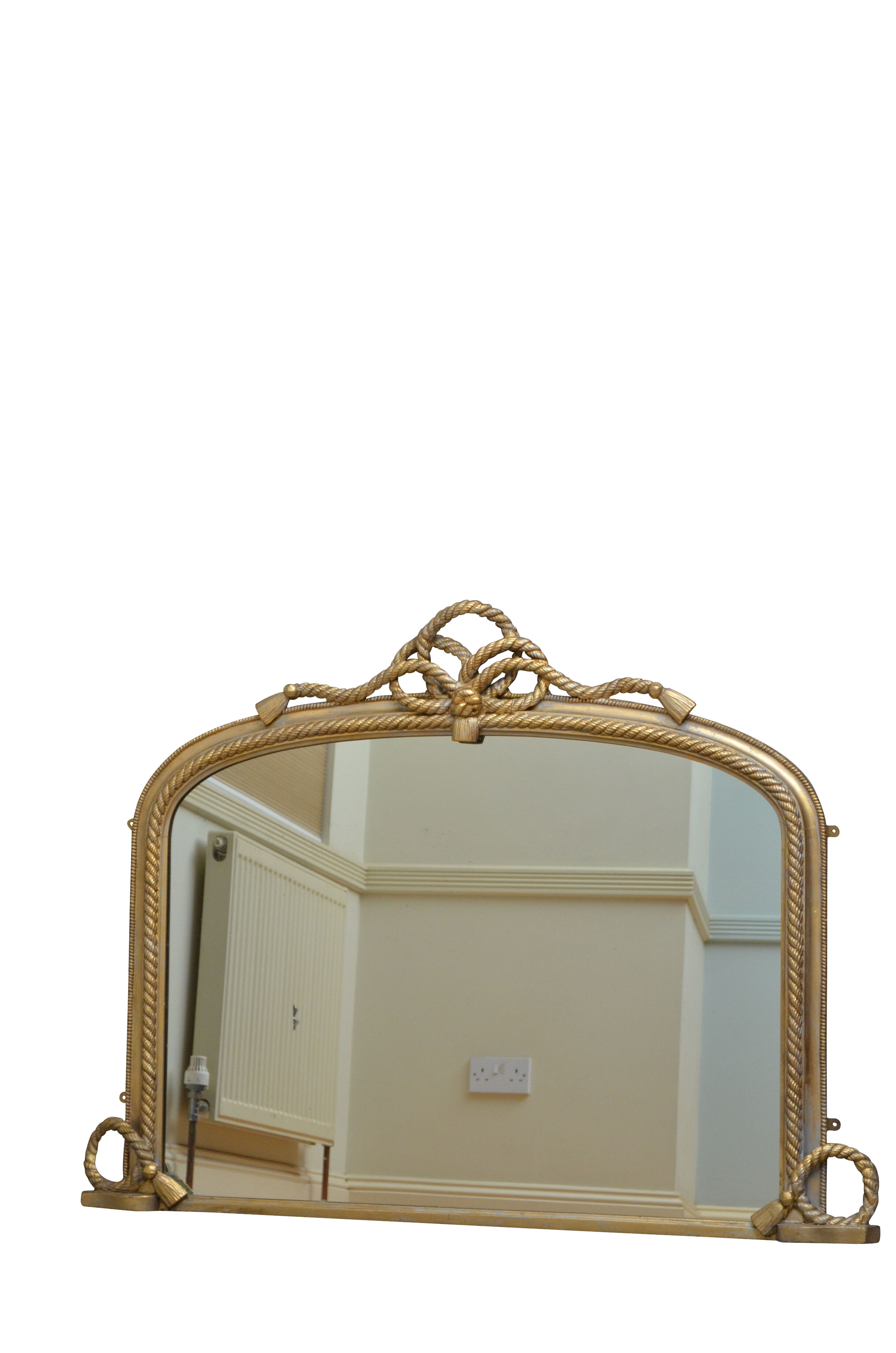 Victorian gilded wall mirror