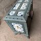 Enamelled cast iron wood stove and earthenware Mirus