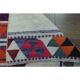 1970s Vintage Turkish Oushak Handmade Wool Cotton White Runner Rug 75x336