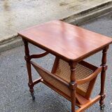 Vintage solid wood sideboard with storage.