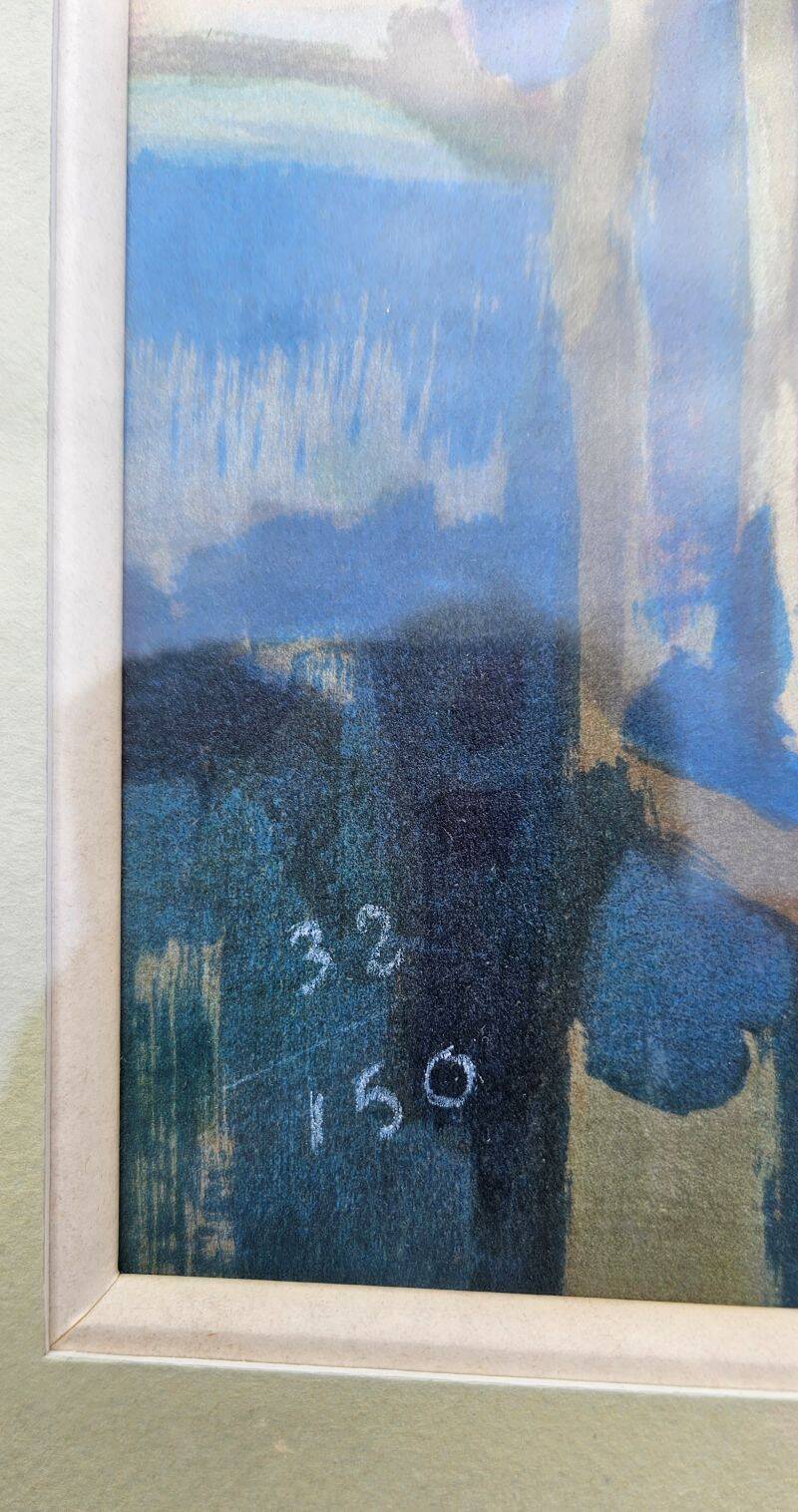 Robert Dago - Gouache Scene of Life Saint Martinoises 32/150