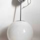 White opaline suspension 70s height 58 cm diameter 48.5 cm