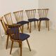 Set of 6 vintage Scandinavian chairs with bars from the 60s. Ref SINNO