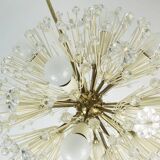 Chandelier autrichien du milieu du siècle emil stejnar pissenlit lumière spoutnik rupert nikoll 1950s