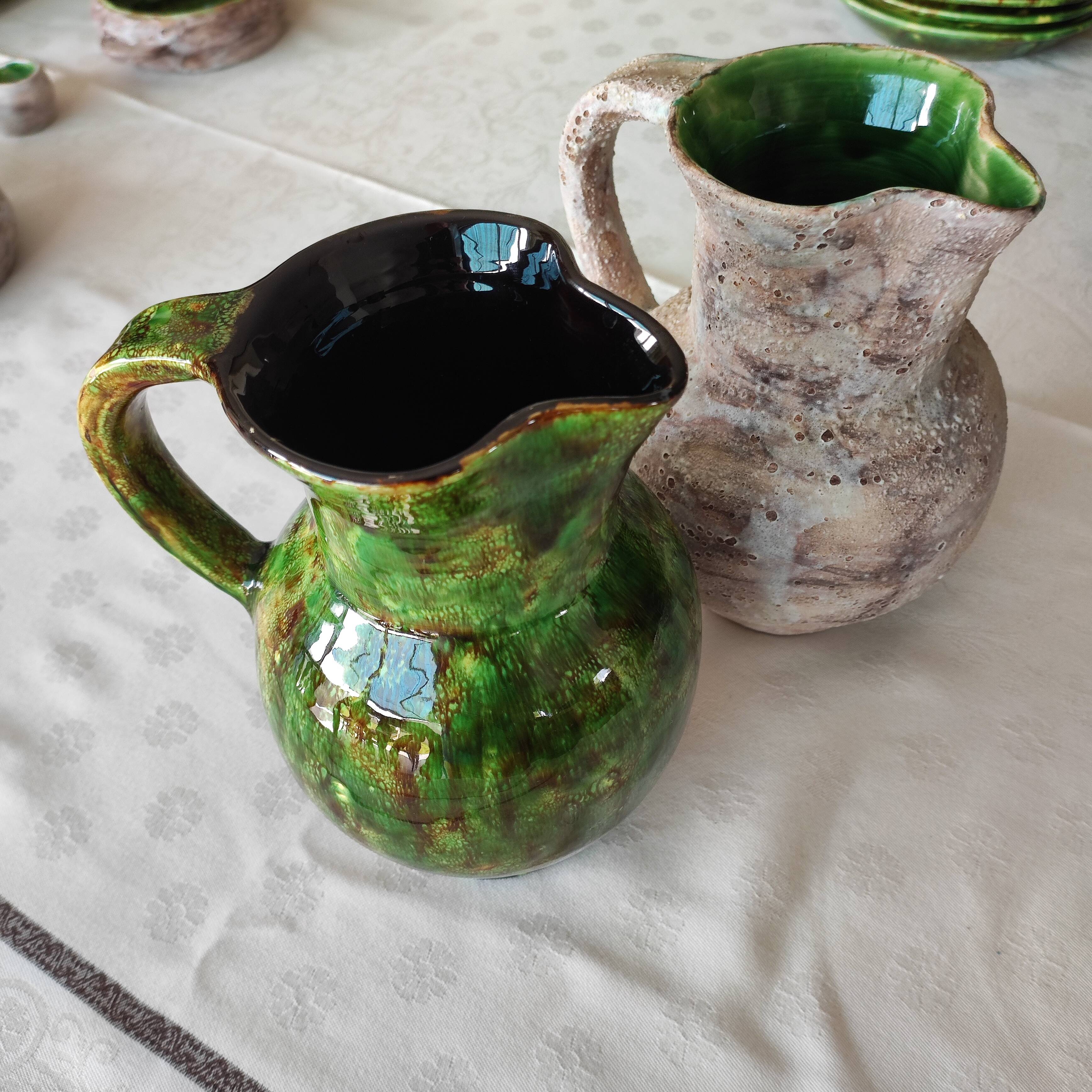Water and wine pitchers