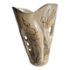 Large ceramic vase with floral pattern in the style of Vallauris.