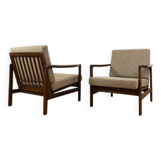 Fauteuils Mid-Century par Zenon Bączyk, années 1960, lot de 2