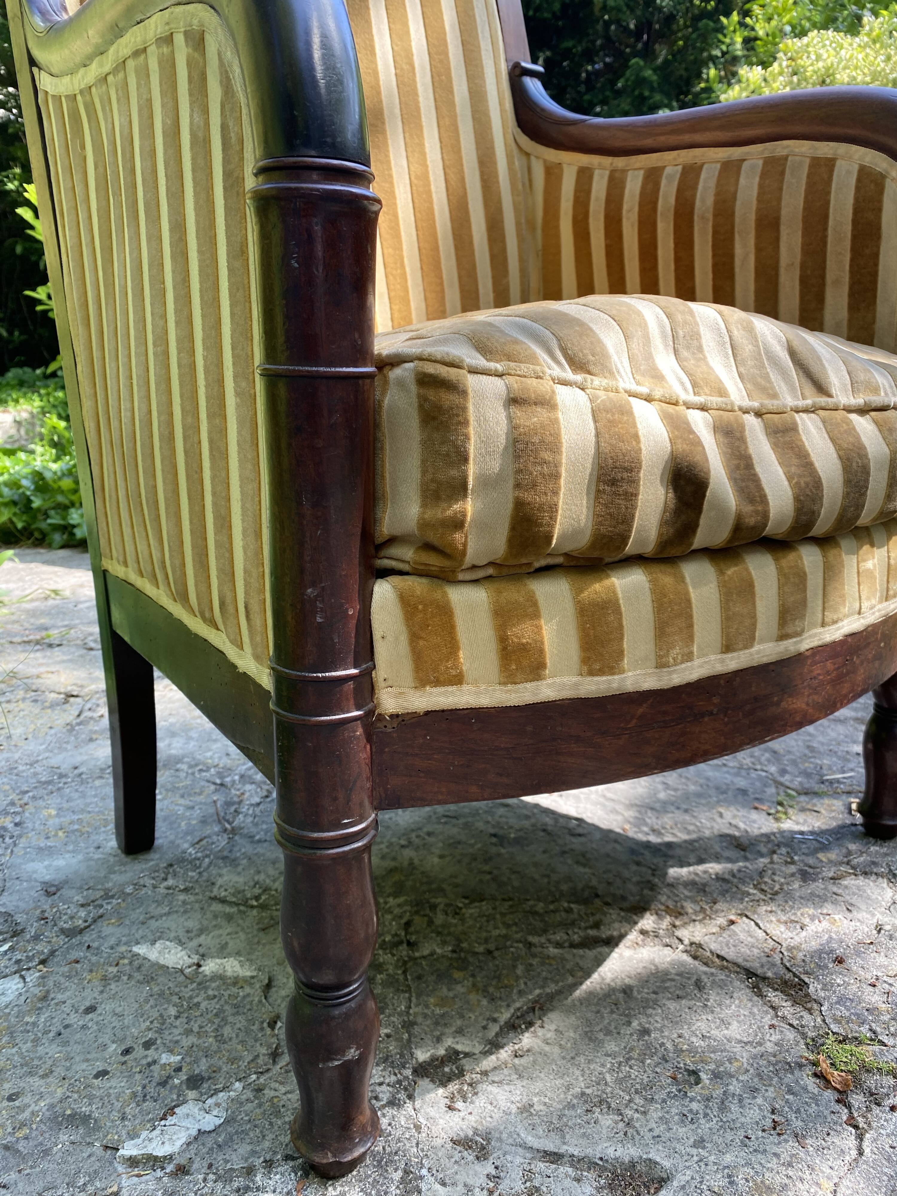 Armchair Bergère Empire early nineteenth