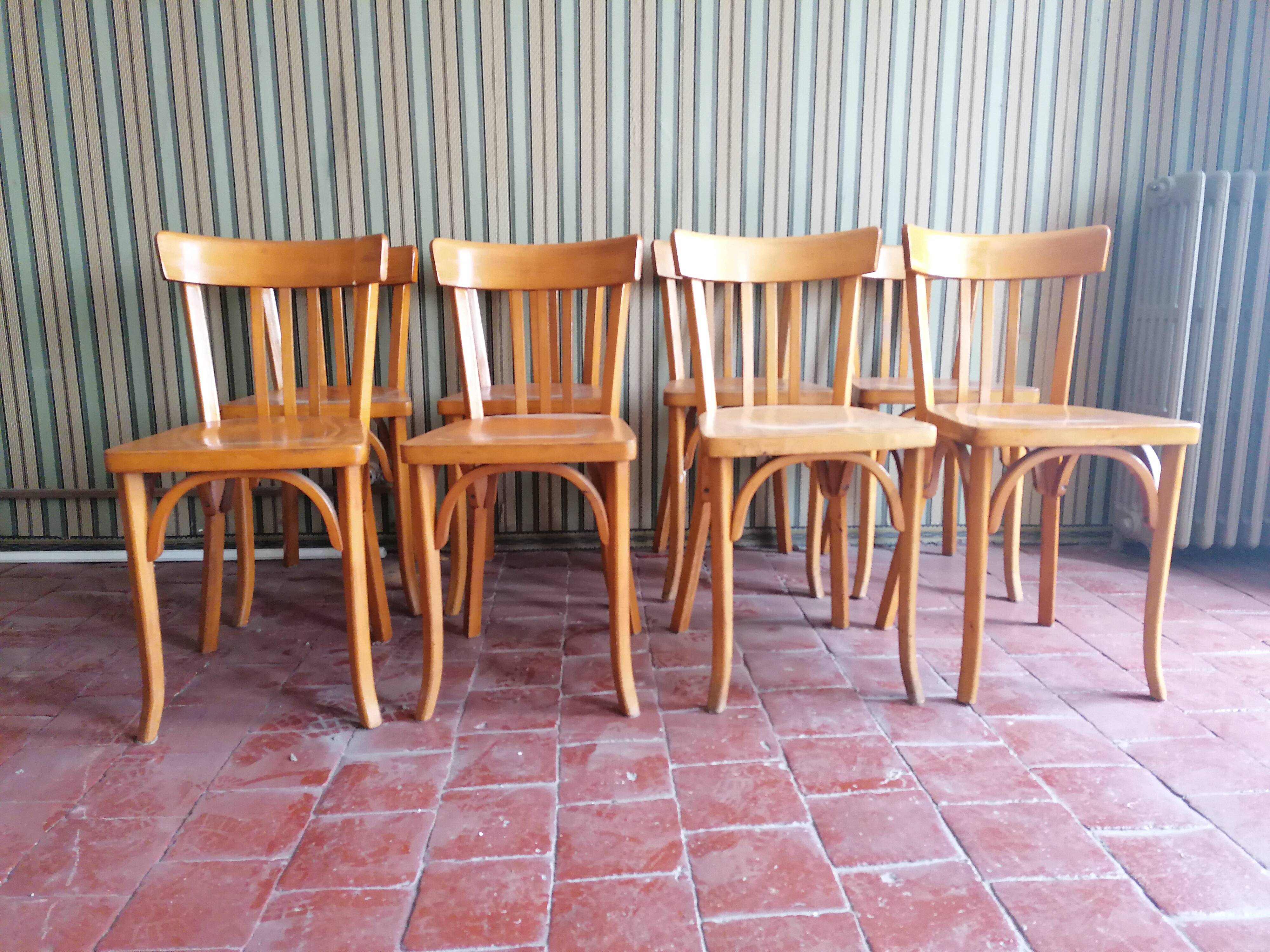 Lot 8 Baumann bistro chairs