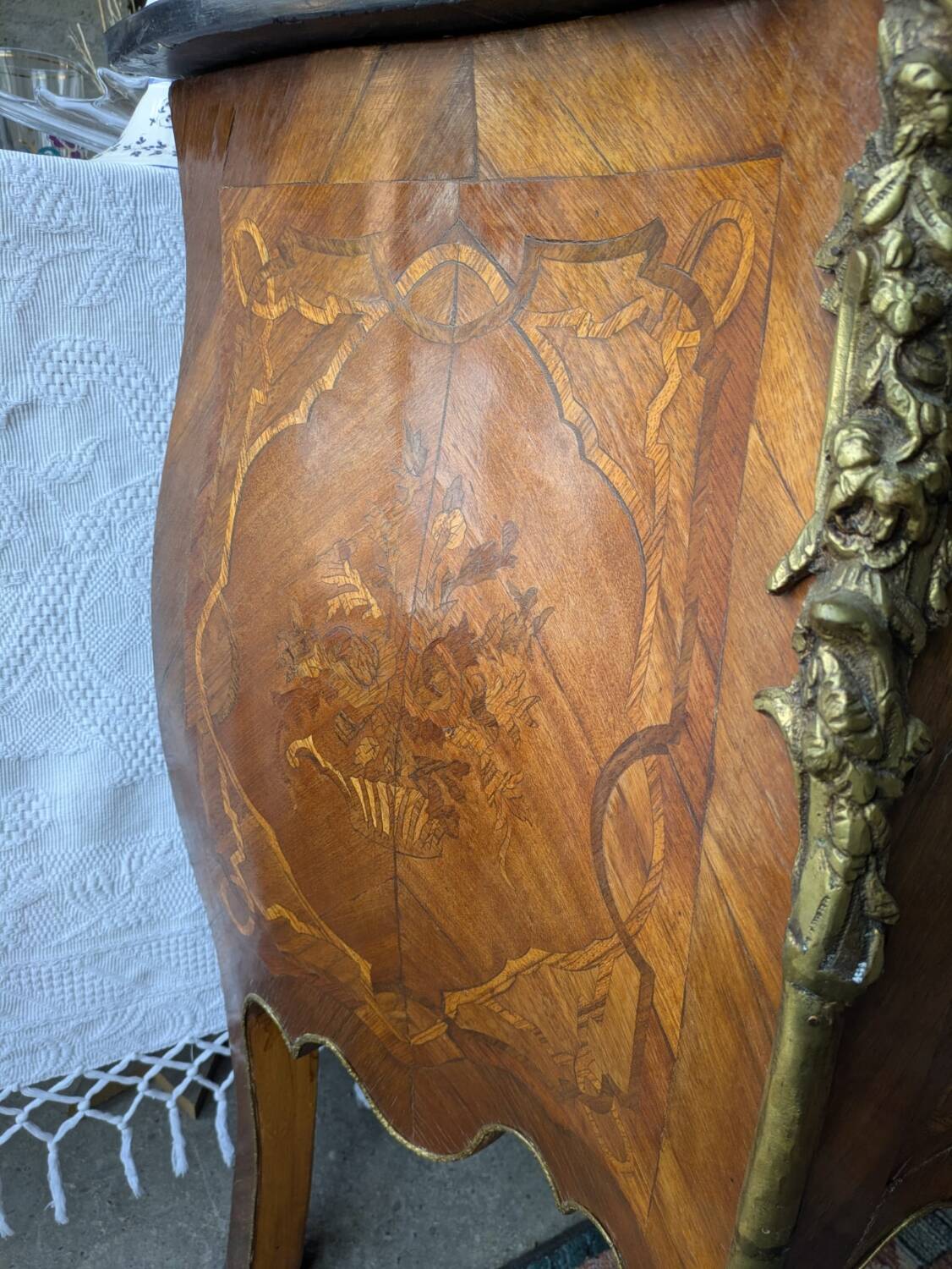 Louis XV marquetry commode