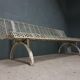 Unique Antique park bench from Paris