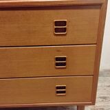 Scandinavian bookcase, chest of drawers