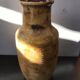 Vase st clément ref 9218 céramique beige France vintage