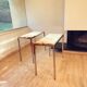Pair of Italian Console Tables in Marble and Chrome, 1970s