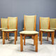 Vintage Danish dining chairs set of 6 - 1970s