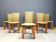 Vintage Danish dining chairs set of 6 - 1970s