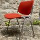 4 stackable chairs by Giancarlo Piretti DSC 106 for Anonima Castelli