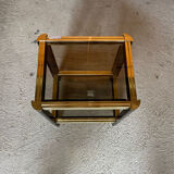 Side table 2 trays 1980's