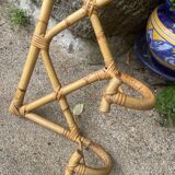 Rattan coat rack from the 70s