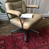 Leather armchair 70's