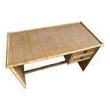 Vintage rattan desk