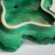 Vintage glazed ceramic slip dish