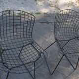 Harry Bertoia's "Wire" series of 4 chairs for Knoll