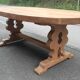 Oval farmhouse table