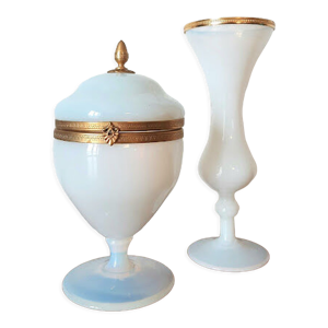 Bonbonnière et vase