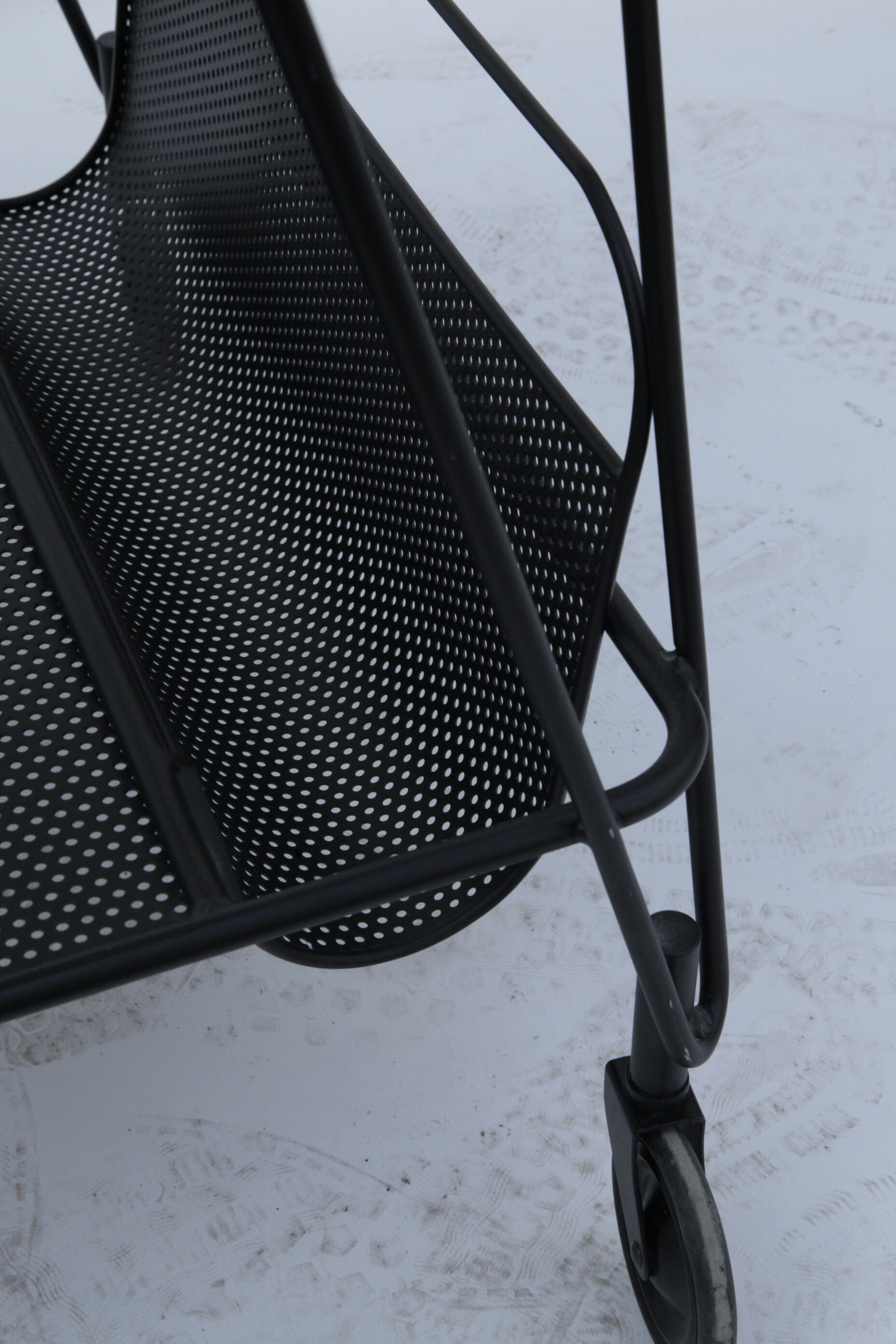 Perforated metal rolling table