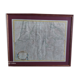 Carte ancienne de Guyenne par de Vaugondy vers 1753