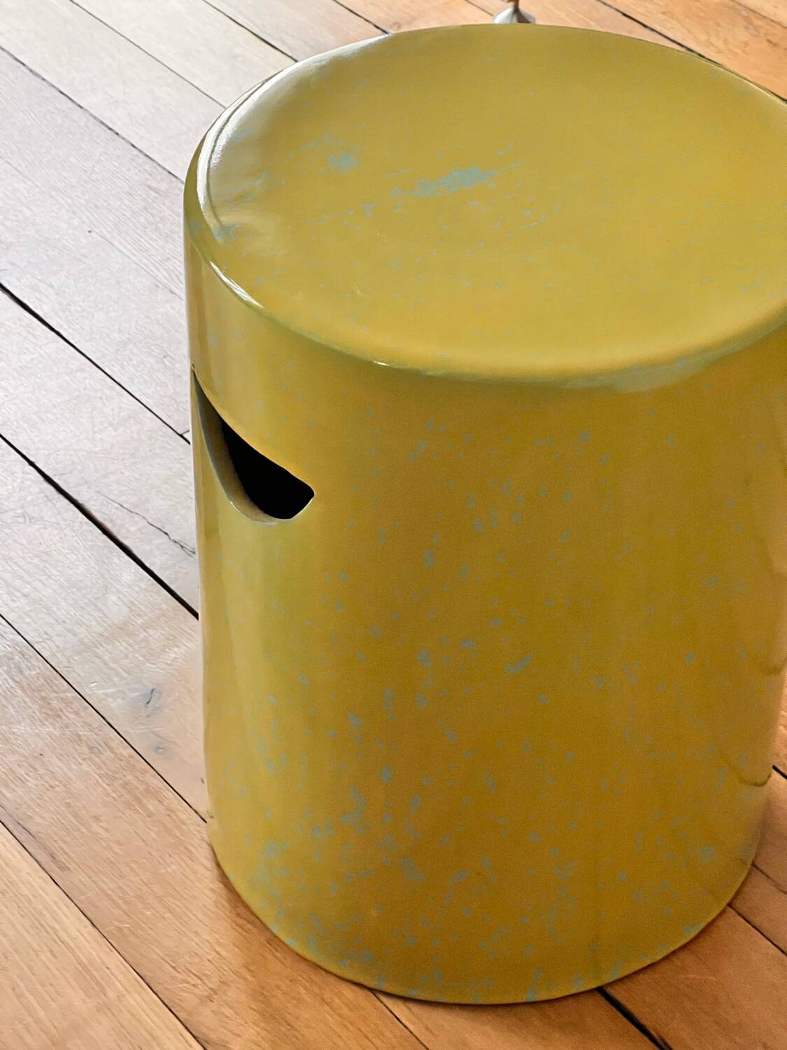 Tabouret céramique « Poésie » vert