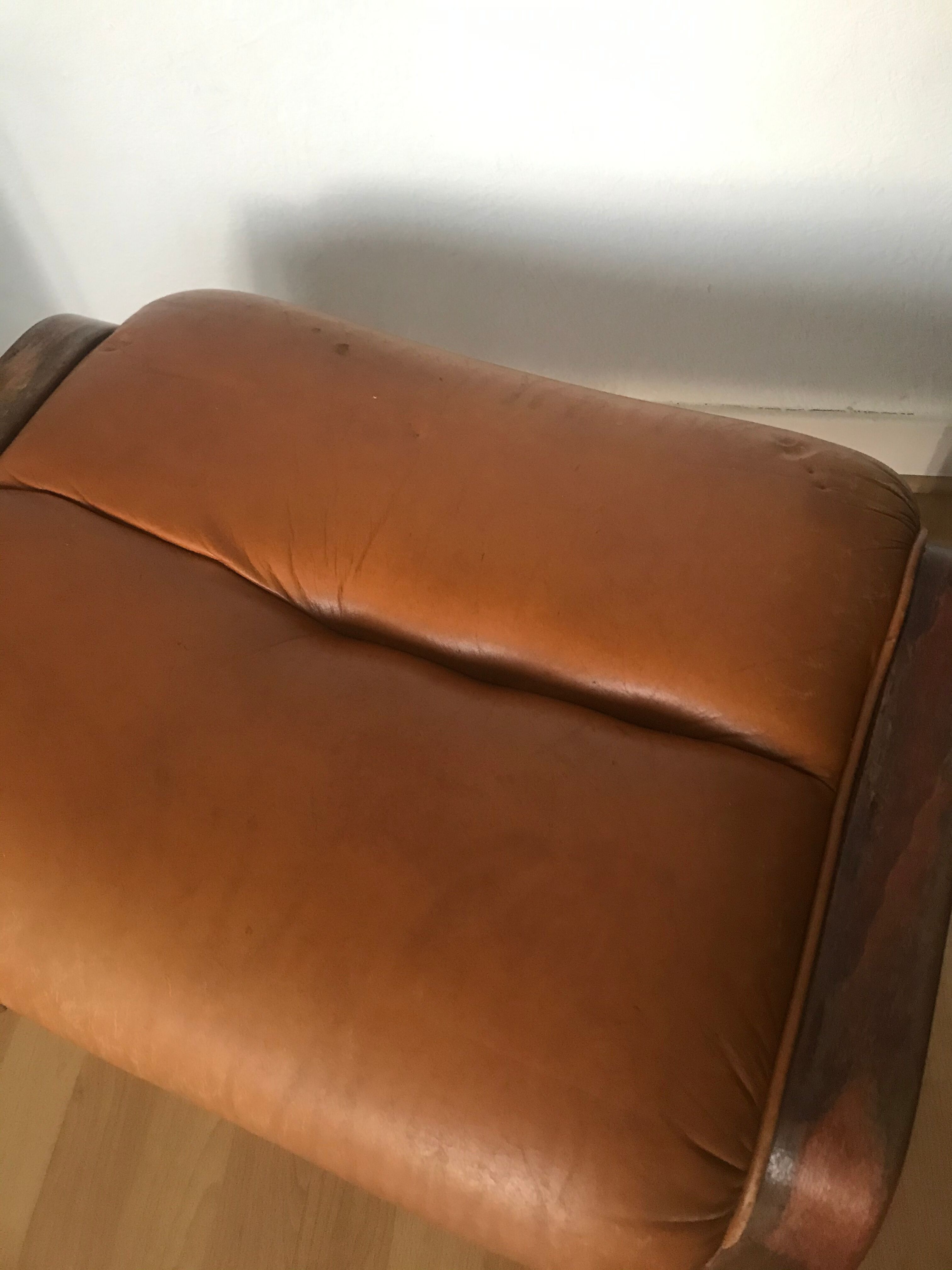 Ottoman leather dandina footr rest