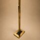 Large brass Hollywood Regency floor lamp, 1970s