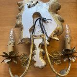 Golden grape wall sconces, 1970