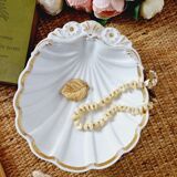 Empty porcelain pocket shell shape