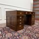 Bureau anglais classique avec cuir noir