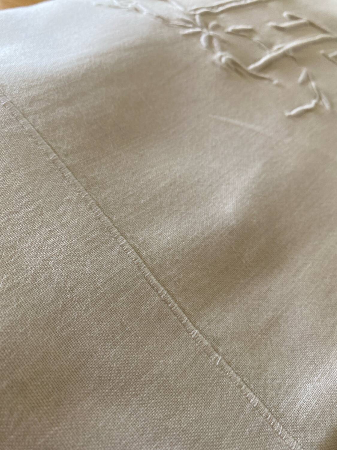 Old embroidered sheet